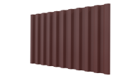 Профнастил С21 1051/1000x0,45 мм, 3009 оксид красный матовый