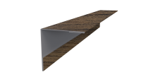 Планка угла наружного 50x50x2000 мм, Дуб Сантана 3D