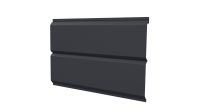 Л-брус 264/240x0,5 мм, 7024 графитовый серый матовый