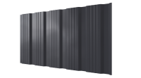 Профнастил К20 1195/1130x0,5 мм, 7024 графитовый серый PUR Pruf