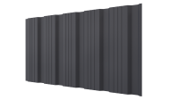 Профнастил К20 1195/1130x0,5 мм, 7024 графитовый серый матовый